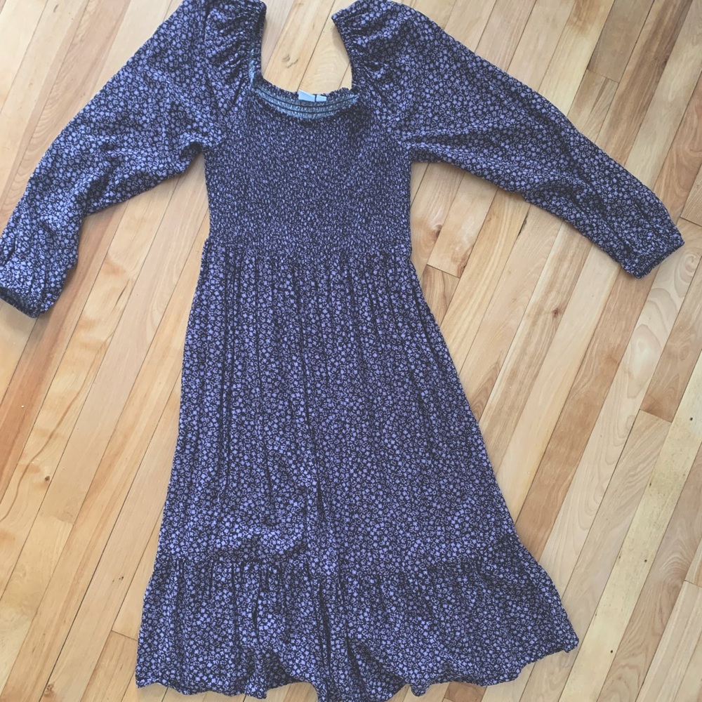 Gap Purple Floral Dress, Size M